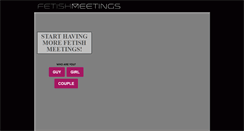 Desktop Screenshot of fetishmeetings.com